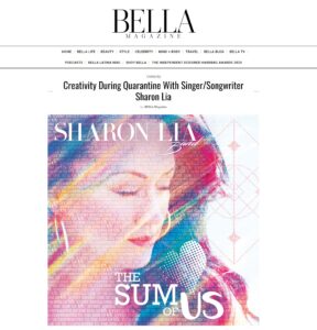 Sharon Lia interviewed by Bella Magazine